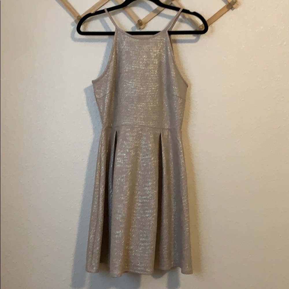 Gold dress